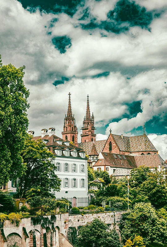 Blick auf das Basler Münster